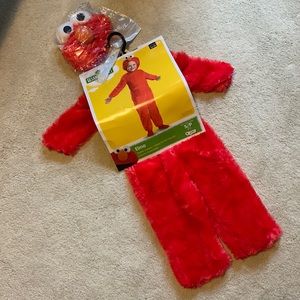 Sesame Street Elmo Halloween costume, size 2T (S/P)